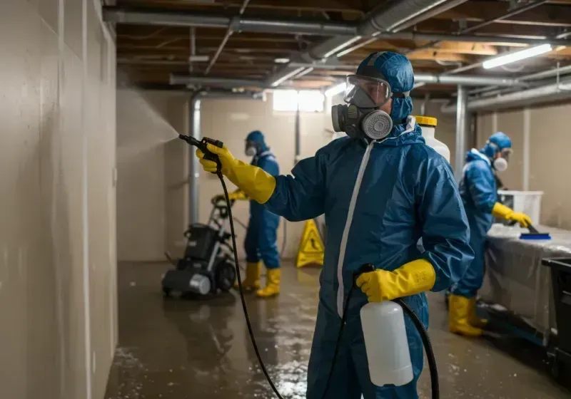 Basement Sanitization and Antimicrobial Treatment process in Greeley County, NE